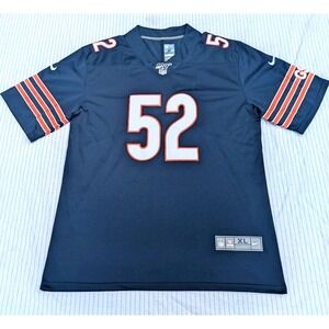 Nike‎ Mens On Field Blue Chicago Bears Khalil Mack #52 NFL Jersey Size XL